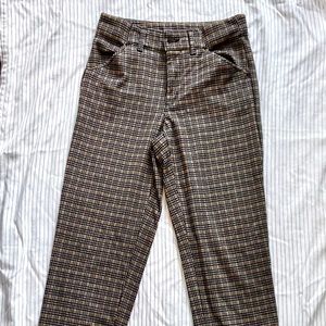 Plaid dress pants. Size 8.